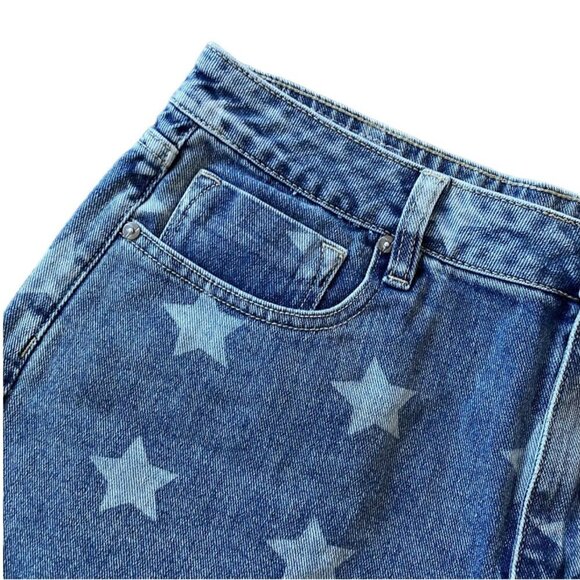NWT Vigoss® Stars ACE 3" High Rise Denim Shorts | Size 26 - Picture 2 of 15